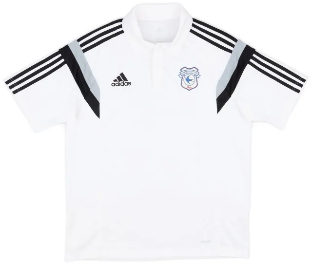 2015-16 Cardiff adidas Polo Shirt - 7/10 - (L)