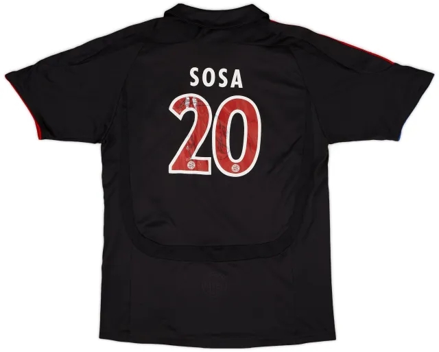 adidas 2007-09 Bayern Munich European Shirt Sosa #20 - 6/10 - (XL.Boys)