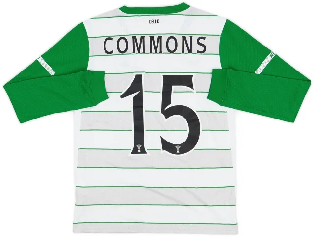 Nike 2011-12 Celtic Away L/S Shirt Commons #15 - 6/10 - (L.Boys)