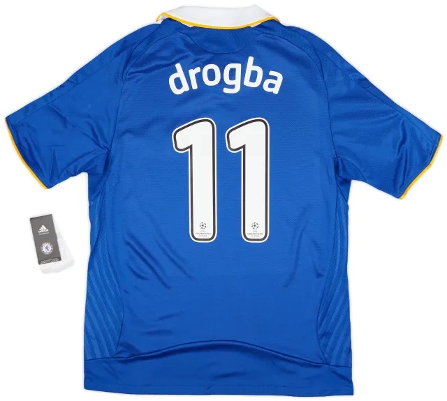 adidas 2008-09 Chelsea Home Shirt Drogba #11 (M)