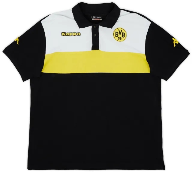 2009-10 Borussia Dortmund Kappa Polo Shirt - 9/10 - (XL)