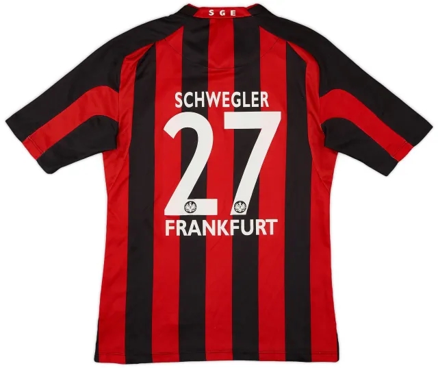 Jako 2013-14 Eintracht Frankfurt Home Shirt Schwegler #27 - 7/10 - (XS)
