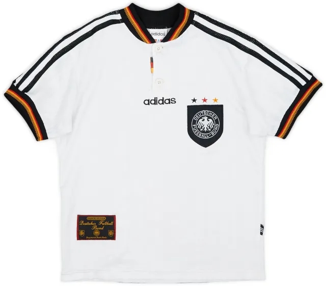 adidas 1996-98 Germany Home Shirt - 9/10 - (M.Boys)