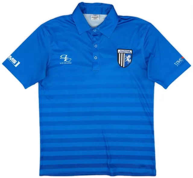 Polo Shirts 2016-18 Gillingham GFC Leisure Training Polo - 9/10 - (S)