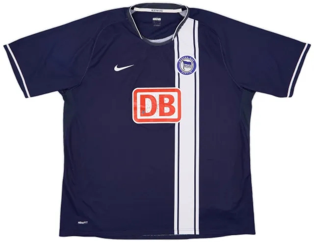 Nike 2007-08 Hertha Berlin Home Shirt - 5/10 - (XXL)