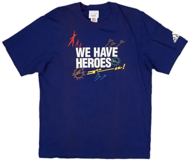 2002 Japan adidas Cotton Tee - 8/10 - (L)