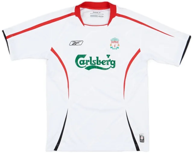 Reebok 2005-06 Liverpool Away Shirt - 9/10 - (L.Boys)