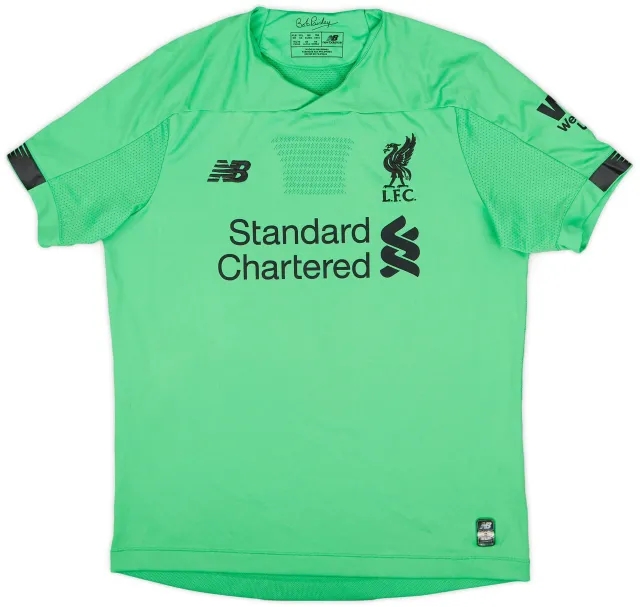 NewBalance 2019-20 Liverpool GK S/S Shirt - 9/10 - (XL.Boys)
