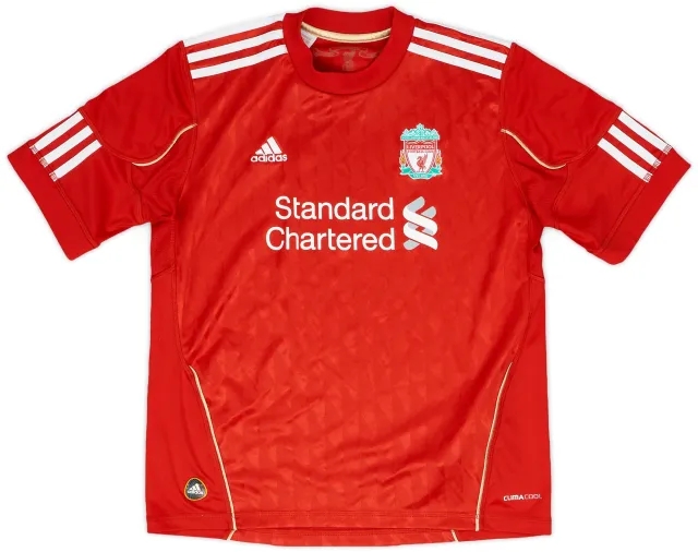adidas 2010-12 Liverpool Home Shirt - 6/10 - (M.Boys)
