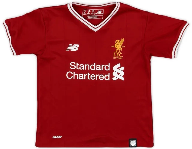 NewBalance 2017-18 Liverpool 125 Years Home Shirt - 7/10 - (2-3 Years)