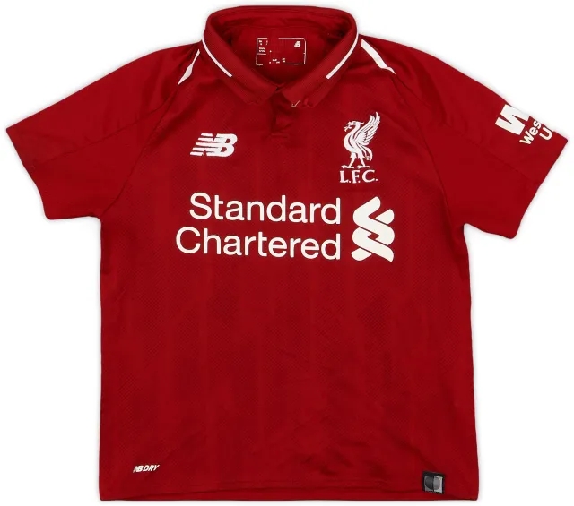 NewBalance 2018-19 Liverpool Home Shirt - 7/10 - (6-7 Years)