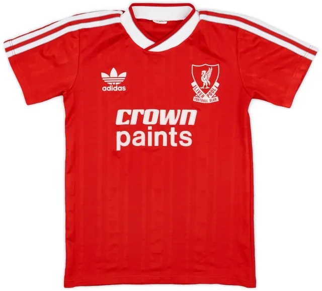 adidas 1987-88 Liverpool Home Shirt - 7/10 - (Y)