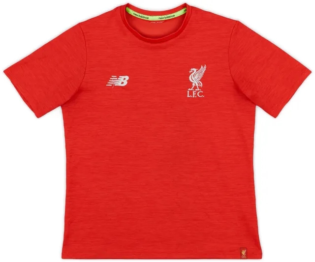 2018-19 Liverpool New Balance Training Shirt - 8/10 - (M.Boys)