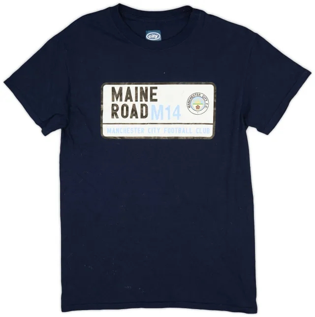 T-Shirts 2020-21 Manchester City 'Maine Road' Graphic Tee - 8/10 - (S)