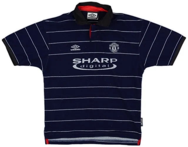 Umbro 1999-00 Manchester United Away Shirt - 9/10 - (M.Boys)