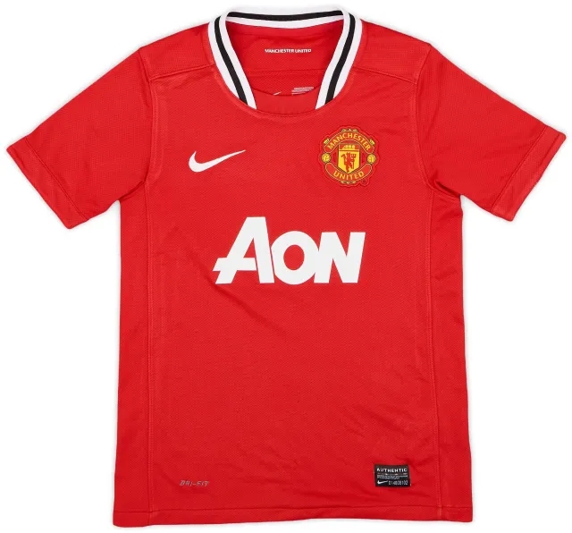 Nike 2011-12 Manchester United Home Shirt - 8/10 - (S.Boys)