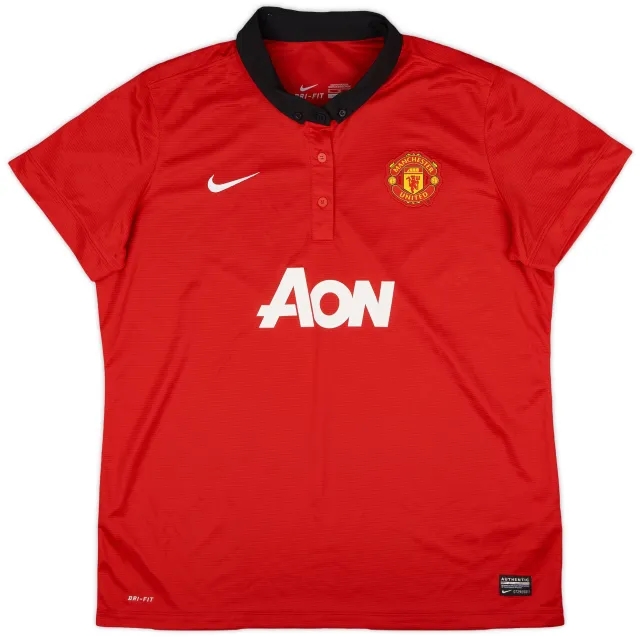 Nike 2013-14 Manchester United Home Shirt - 9/10 - (Women's XL)