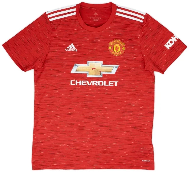 adidas 2020-21 Manchester United Home Shirt - 5/10 - (L)