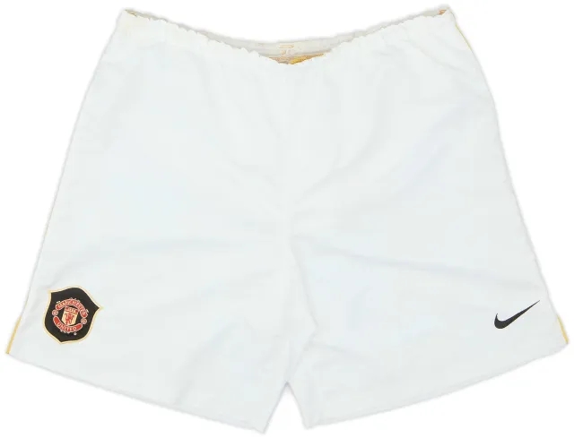 Nike 2006-07 Manchester United Home Shorts - 4/10 - (S)