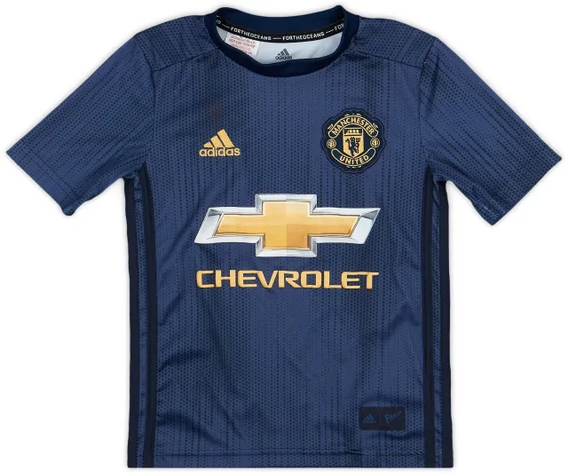 adidas 2018-19 Manchester United Third Shirt - 6/10 - (XS.Boys)