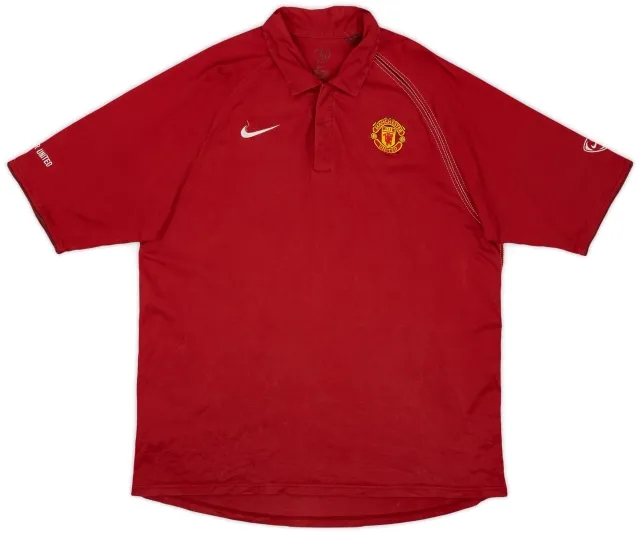 2004-05 Manchester United Nike Training Shirt - 9/10 - (XL)