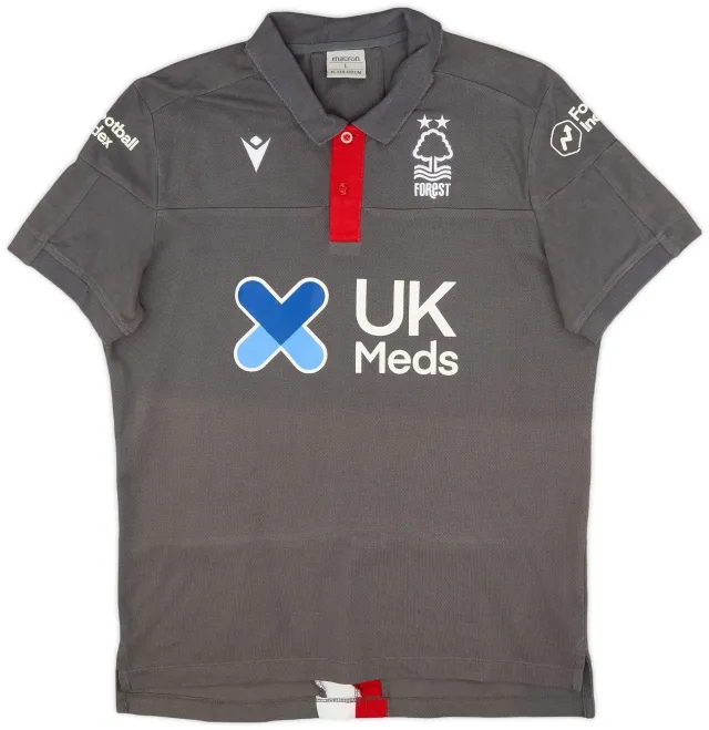 2019-20 Nottingham Forest Macron Polo Shirt - 8/10 - (L)