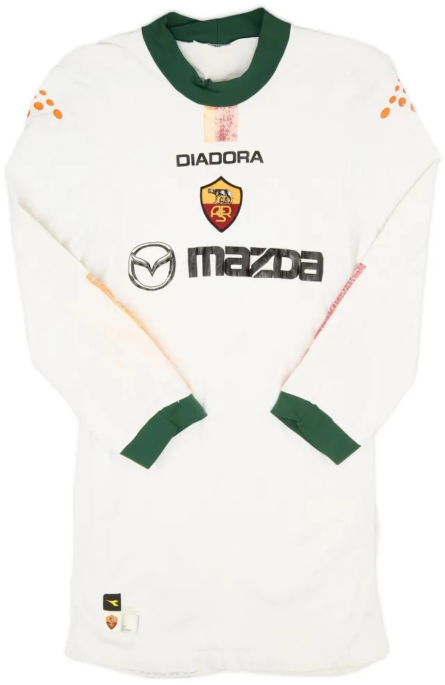 Diadora 2004-05 Roma European Away L/S Shirt - 5/10 - (XXL)
