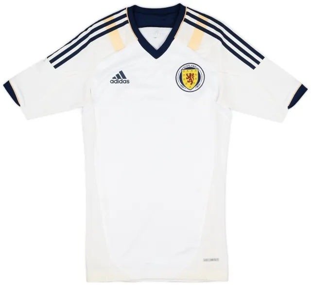 adidas 2012-14 Scotland TechFit Player Issue Away Shirt - 9/10 - (S)