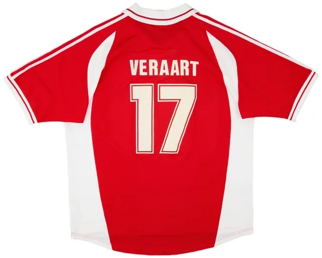 adidas 2000-02 Turkey Home Shirt Veraart #17 - 8/10 - (XL)