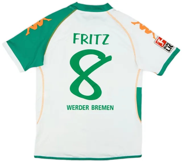 Kappa 2007-08 Werder Bremen Third Shirt Fritz #8 - 8/10 - (XL.Boys)