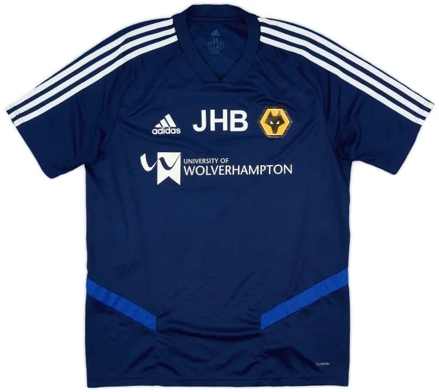 2019-20 Wolves adidas Staff Issue Training Shirt JHB - 9/10 - (M)