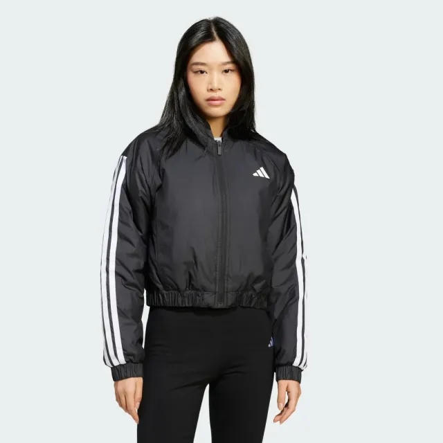 adidas WOMEN ESSENTIALS 3S INSULATED CROPPED BOMBER JACKE