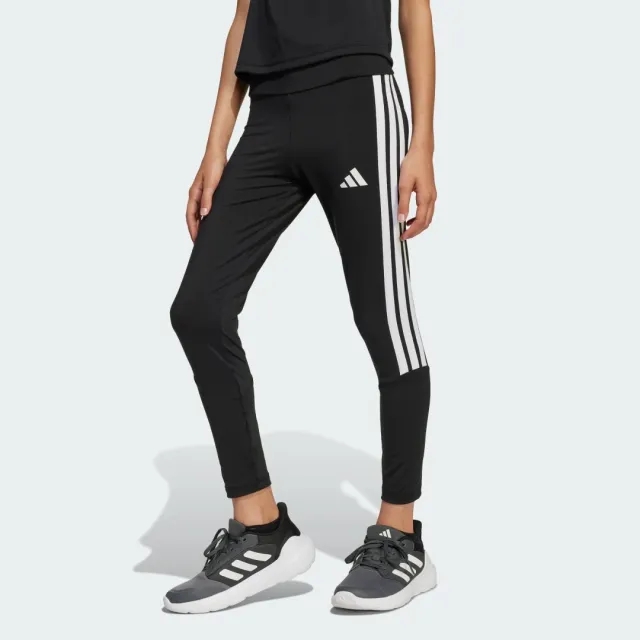 adidas Kids' Essentials 3-Stripes Leggings, Black/White