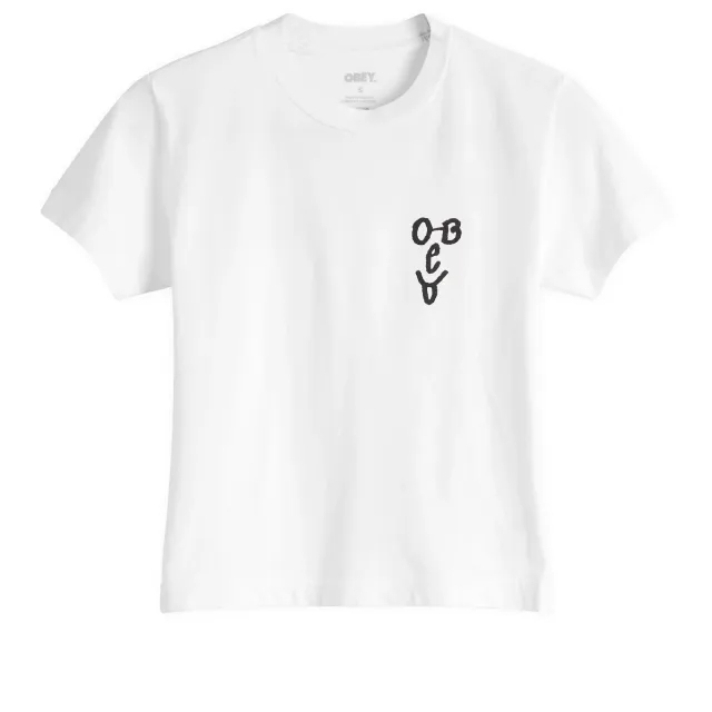 Obey Women's Type Face T-Shirt White