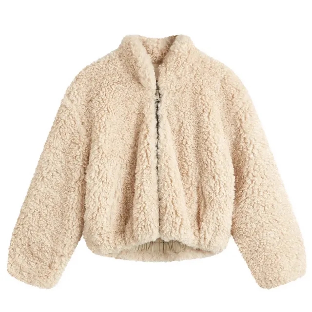 Isabel Marant Étoile Women's Anasta Teddy Jacket Ecru