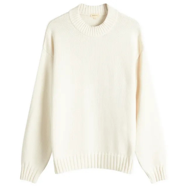 Asics DONNI. Women's Cotton Cashmere Jumper Creme
