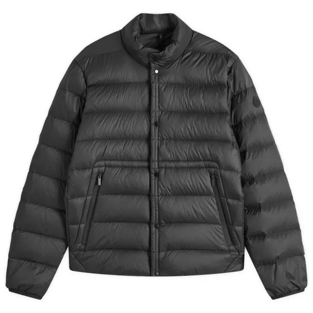 Moncler Men's Lightweight Recycled Nylon Charvin Jacket Black