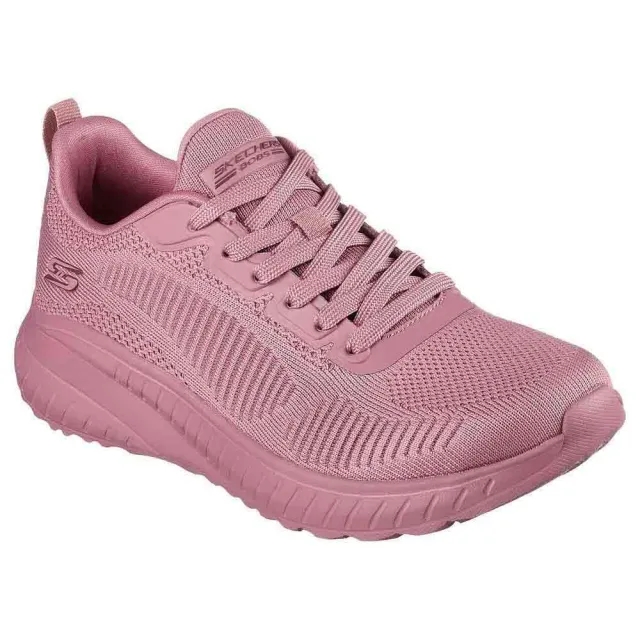 Skechers Women's BOBS Sport Squad Chaos - Face Off Sneaker in Raspberry