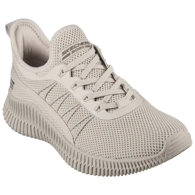 Skechers Women's BOBS Sport Geo - New Aesthetics Sneaker in Taupe