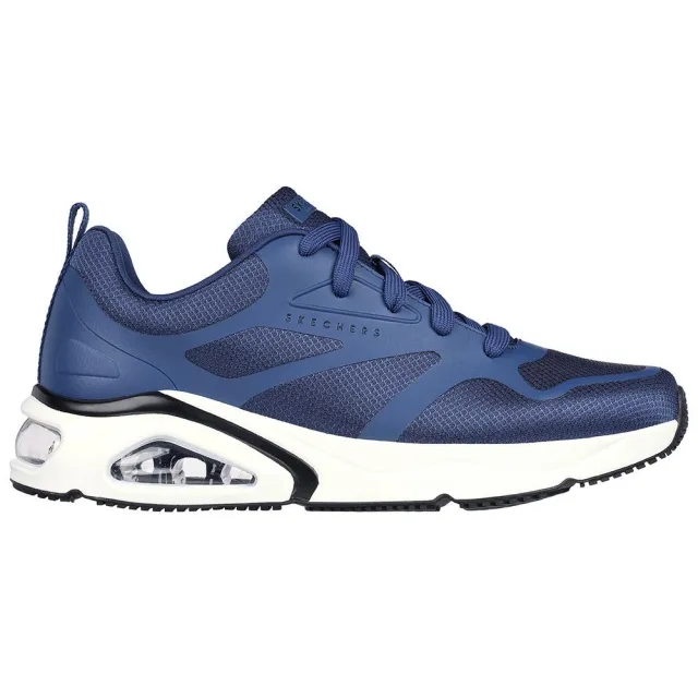 Skechers Men's Tres-Air Uno - Revolution-Airy Sneaker in Navy Blue