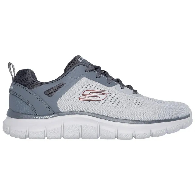 Skechers Men's Track - Broader Sneaker in Gray/Charcoal