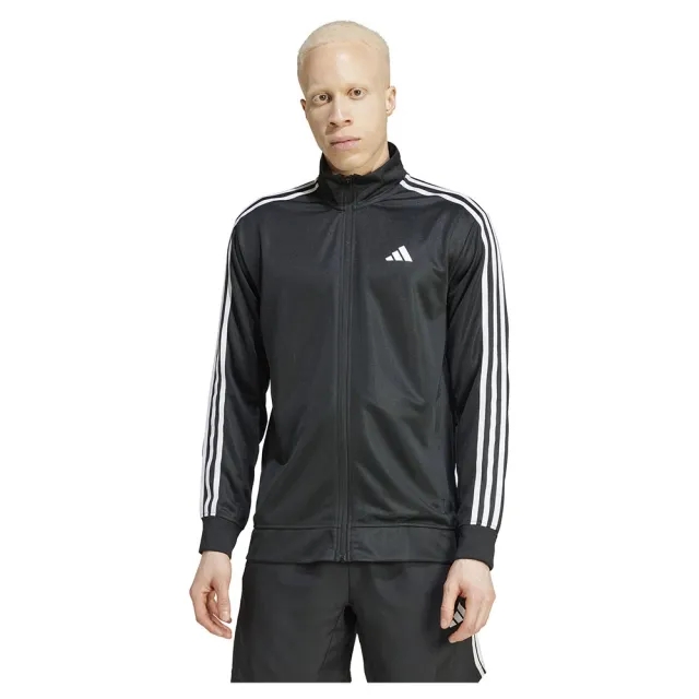 Adidas Essentials 3 Stripes Full Zip Sweatshirt