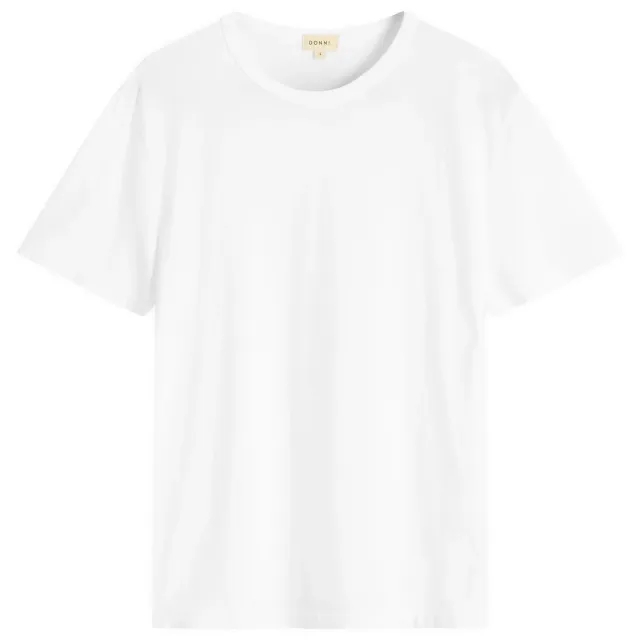 DONNI. Women's Jersey Relaxed T-Shirt Powder