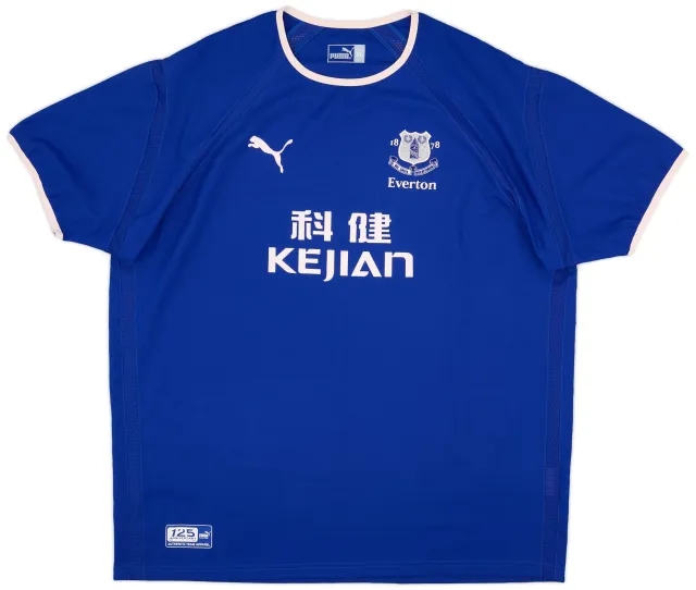 Puma 2003-04 Everton Home Shirt Gravesen #16 - 6/10 - (XL)