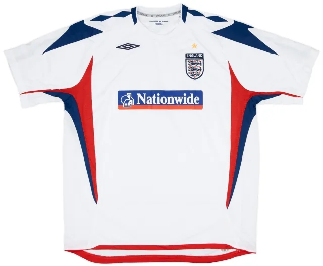 2007-08 England Umbro Training Shirt - 9/10 - (XXL)