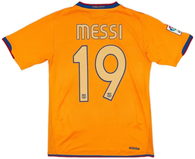 Nike 2006-08 Barcelona Away Shirt Messi #19 - 7/10 - (S)