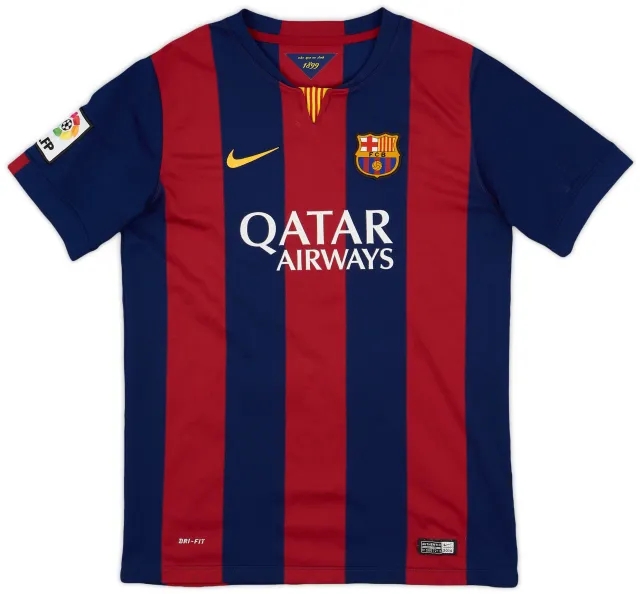 Nike 2014-15 Barcelona Home Shirt - 6/10 - (XL.Boys)