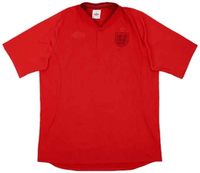 Umbro 2010-11 England Special Edition Tonal Polo Shirt - 8/10 - (L)