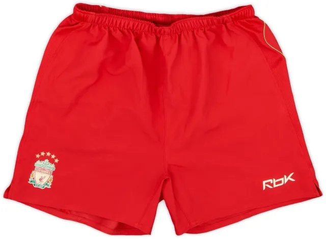Reebok 2005-06 Liverpool European Home Shorts - 7/10 - (L.Boys)
