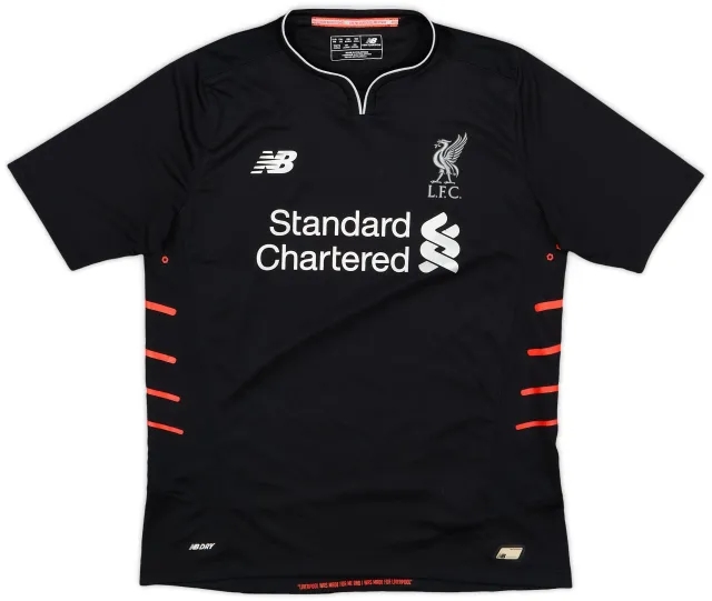 NewBalance 2016-17 Liverpool Away Shirt - 7/10 - (XL.Boys)